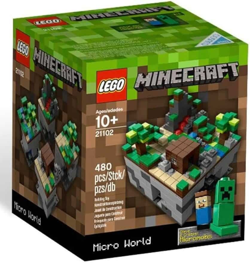 LEGO Minecraft Micro World — Versão Compacta Colecionável