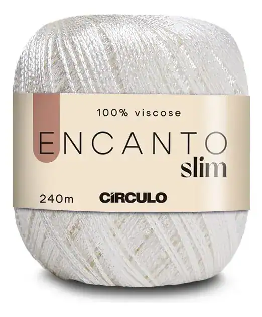 Linha Viscose Fio Encanto Círculo — Para Crochê e Tricô