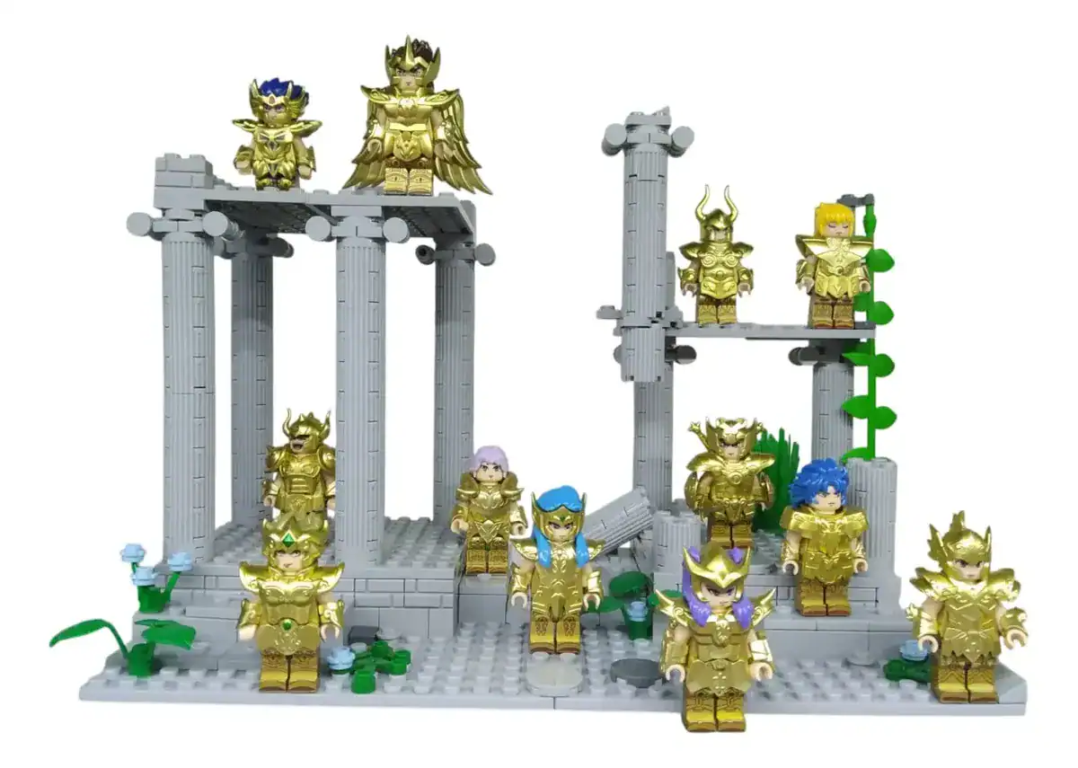 Lote 12 Cavaleiros de Ouro Zodíaco Lego