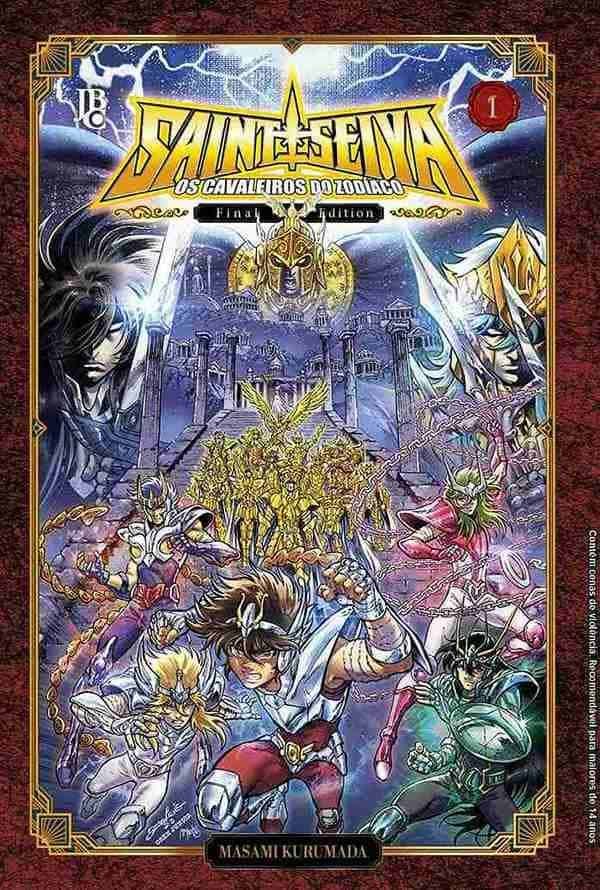 Mangá Cavaleiros do Zodíaco Saint Seiya Final Edition Vol 1
