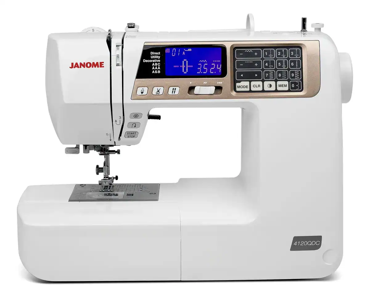 Máquina de Costura Janome 4120QDC-T Computadorizada