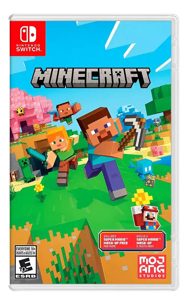 Minecraft Nintendo Switch Bedrock Edition — Mídia Física