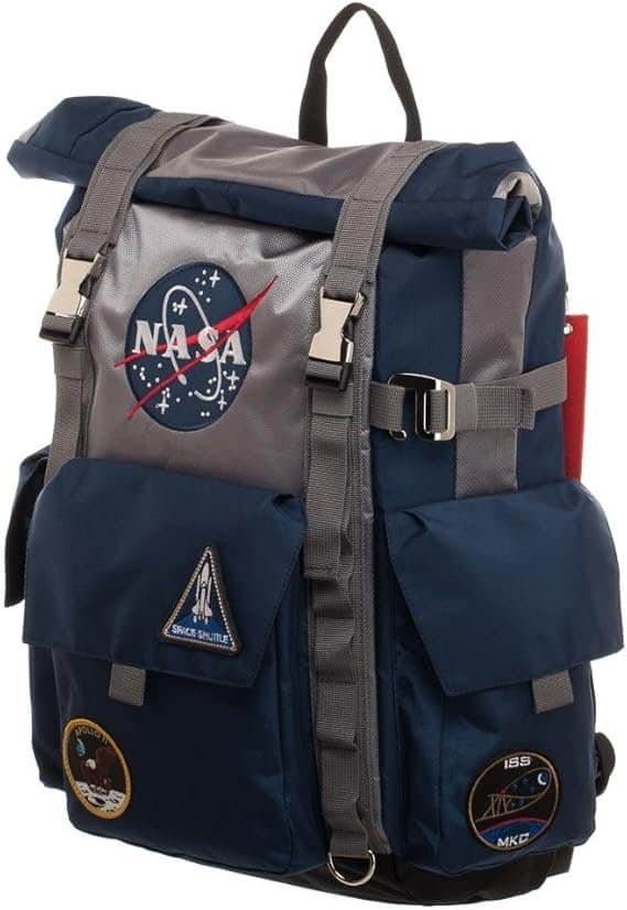 Mochila Bioworld NASA com compartimento laptop