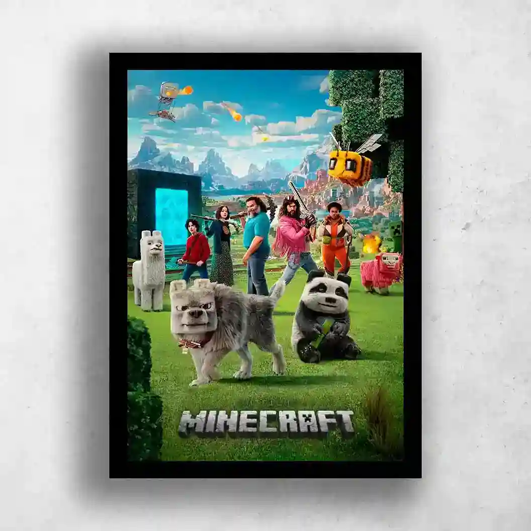 Poster Um Filme Minecraft 2025 — Elenco Oficial