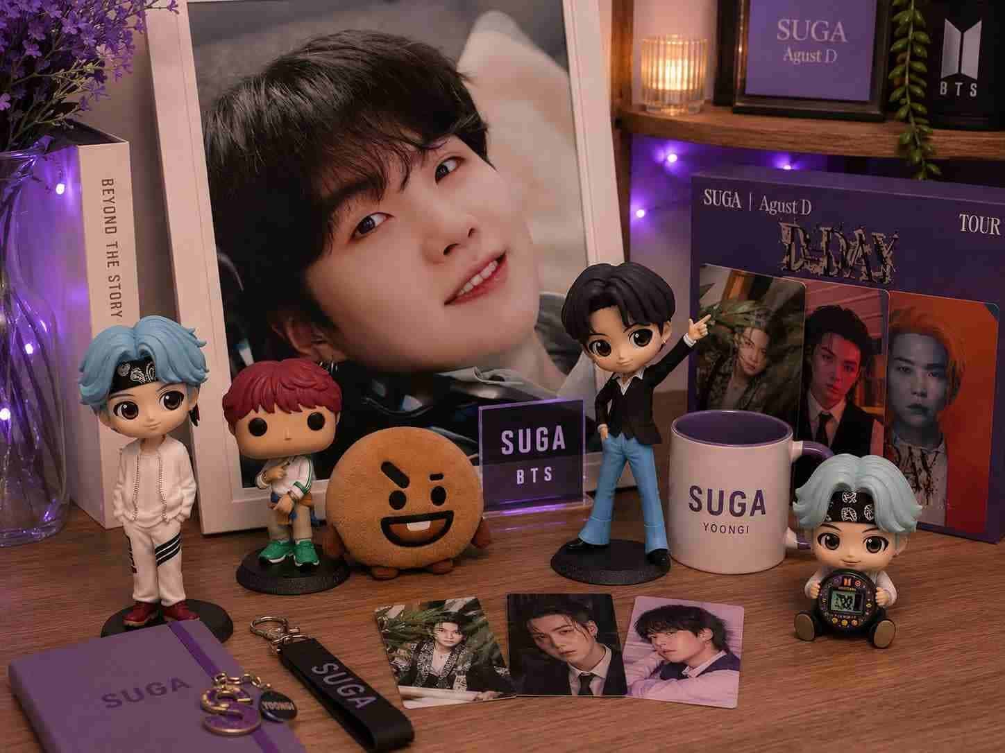 BTS SUGA シュガ ユンギ AugustD グッズ まとめ Presentes Suga: 33 Ideias para Fãs de BTS, Agust D e SHOOKY