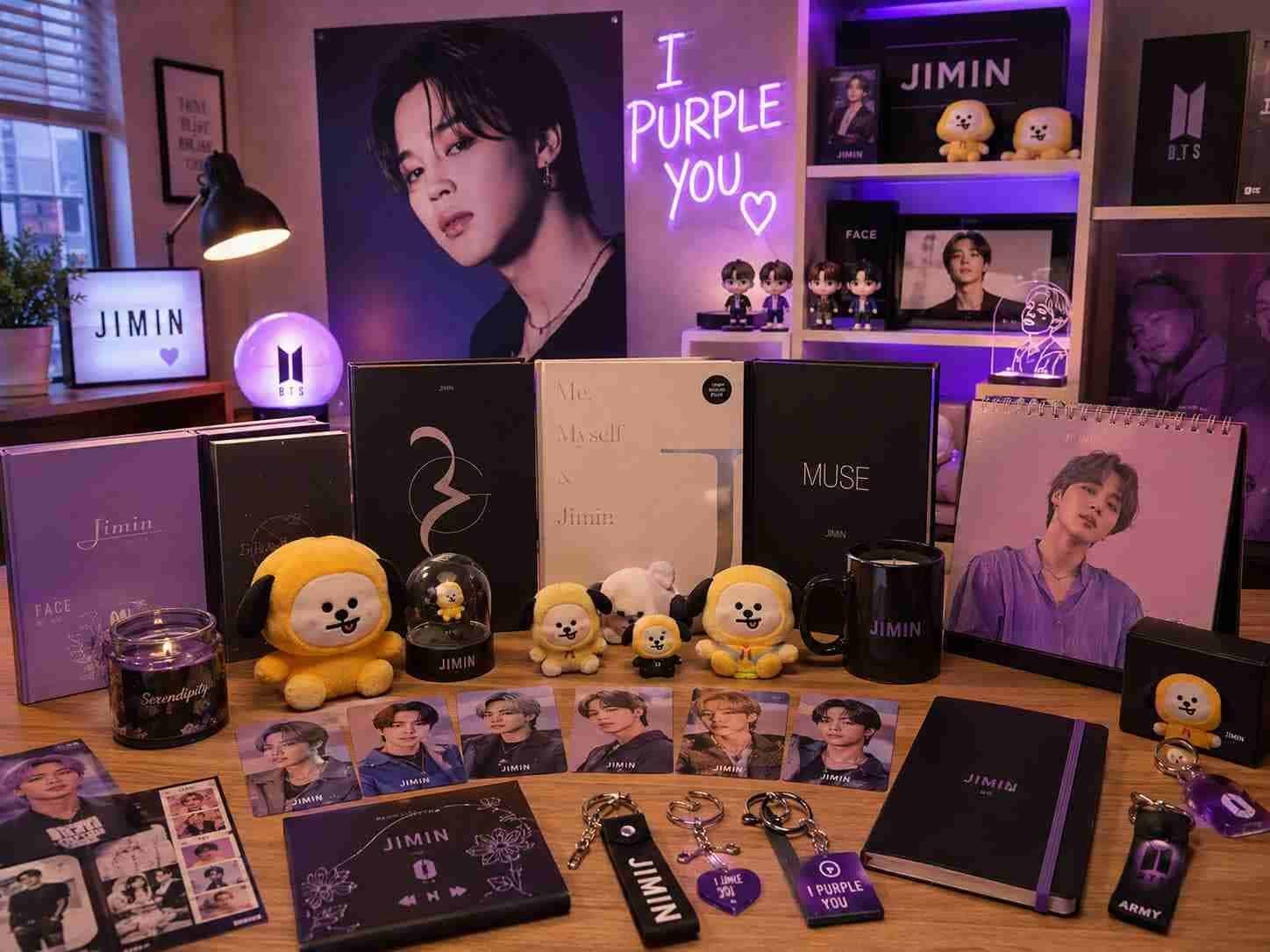 Guia de presentes para fã de Jimin (BTS)