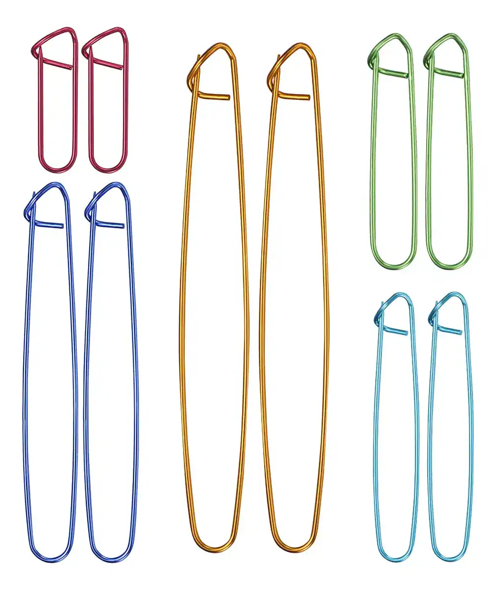 10 Peças Suporte Ponto Tricô Alça Segura