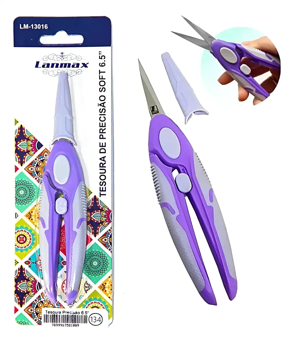 Tesoura de Precisão Cabo Soft — Para Patchwork