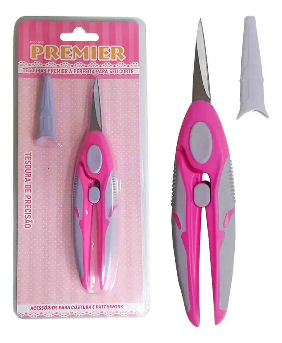 Tesoura de Precisão Ponta Fina — Corte Costura e Patchwork