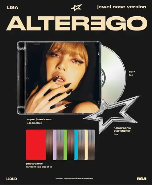 Álbum Alter Ego Lisa Blackpink Jewel Case Version