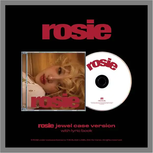 Álbum rosie Rosé Blackpink Jewel Case Version com Lyric Book