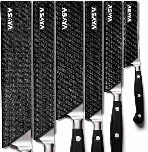 Asaya Protetores de borda de faca de chef profissional – 6 peças