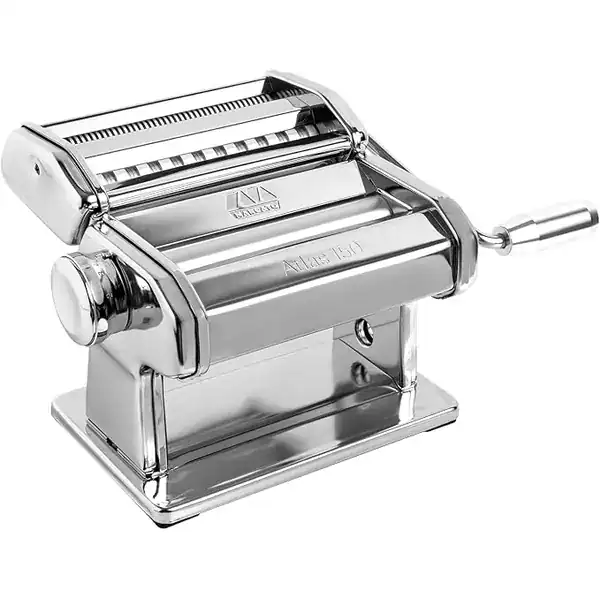 Atlas 150 Marcato máquina de macarrão manual inox italiana 3 tipos massas