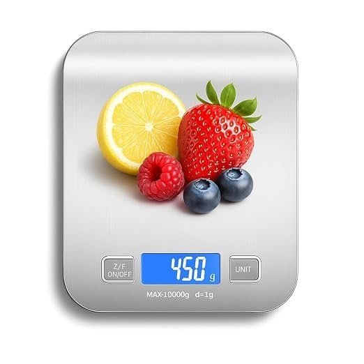 Balança de Cozinha Digital Premium em Inox resistente portátil antiderrapante