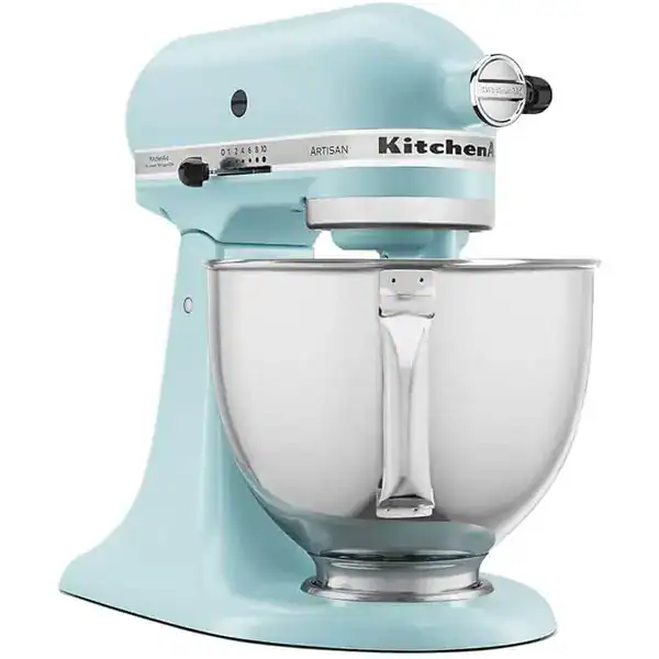 Batedeira Planetária KitchenAid Artisan Mineral Water com gancho para massas