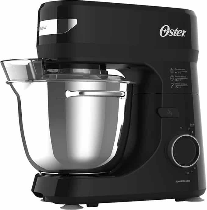 Batedeira Planetária Oster Bowl Inox III OBAT641 confeitaria