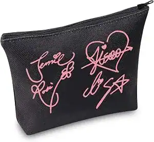Bolsa de Maquiagem Autografada Blackpink Assinaturas