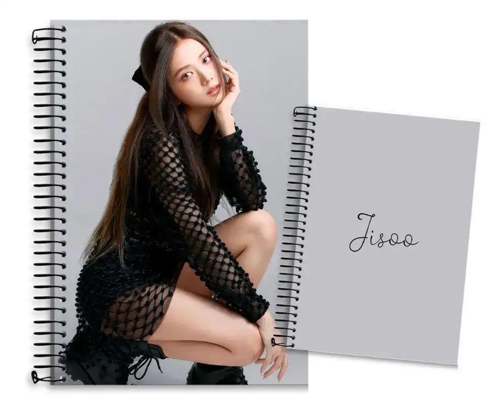 Caderno Jisoo Blackpink 10 Matérias