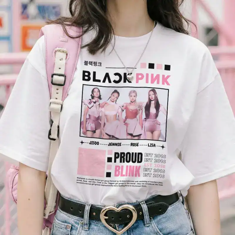 Camiseta Blackpink Kpop Proud Blink