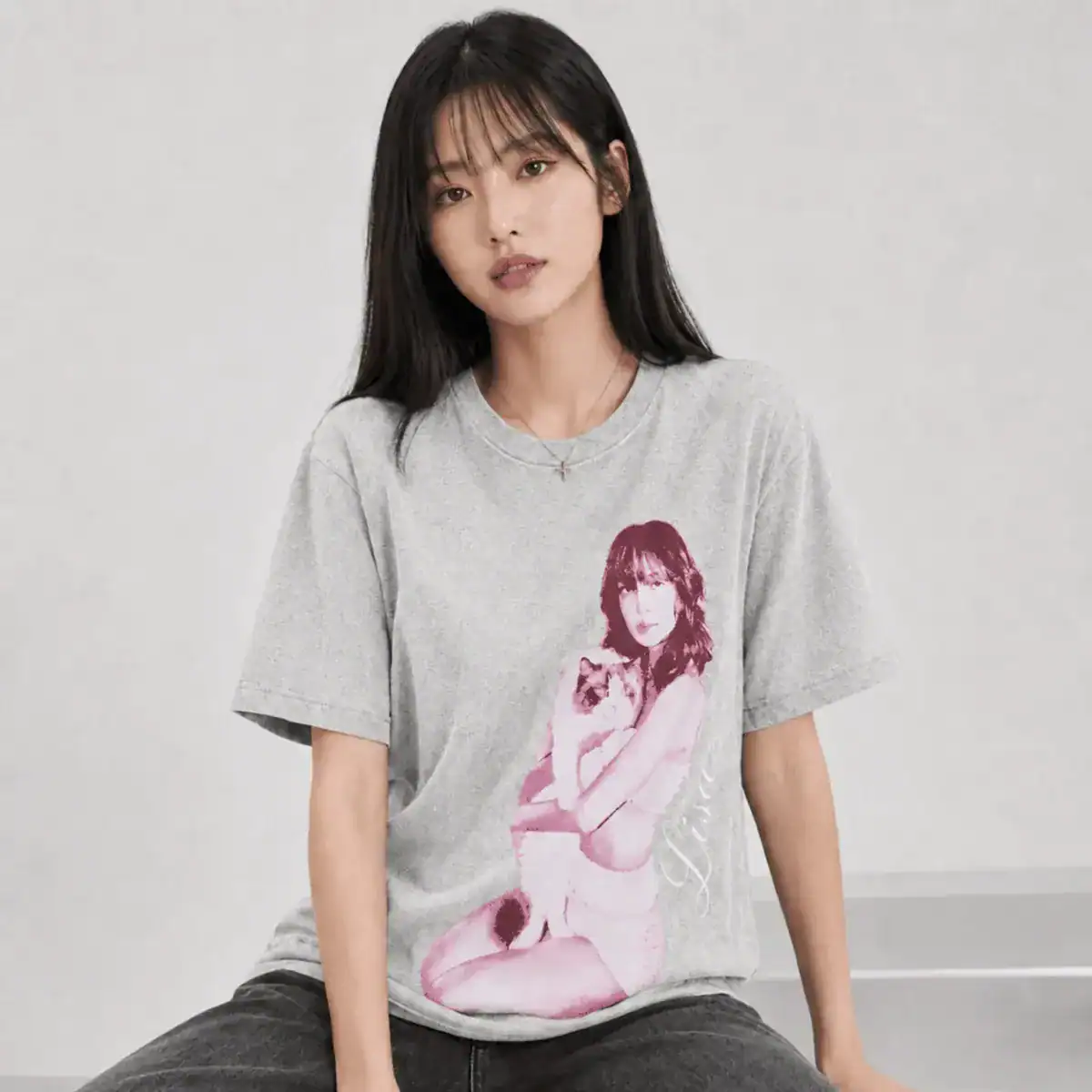 Camiseta Lisa Blackpink Estampa Exclusiva