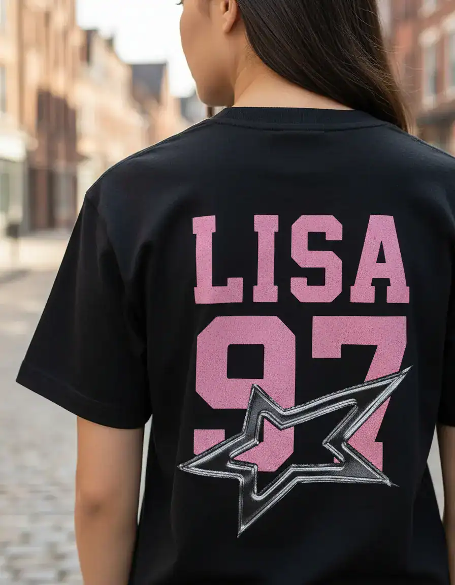 Camisa Camiseta Oversized Lalisa Lisa Blackpink