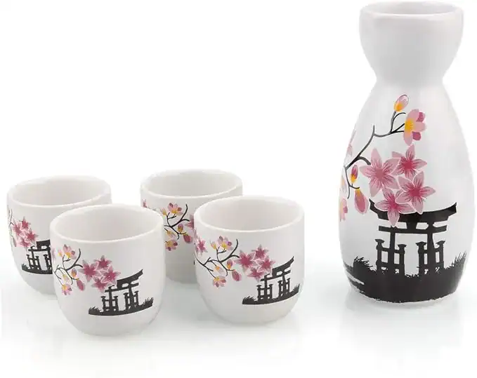 Conjunto de saquê japonês