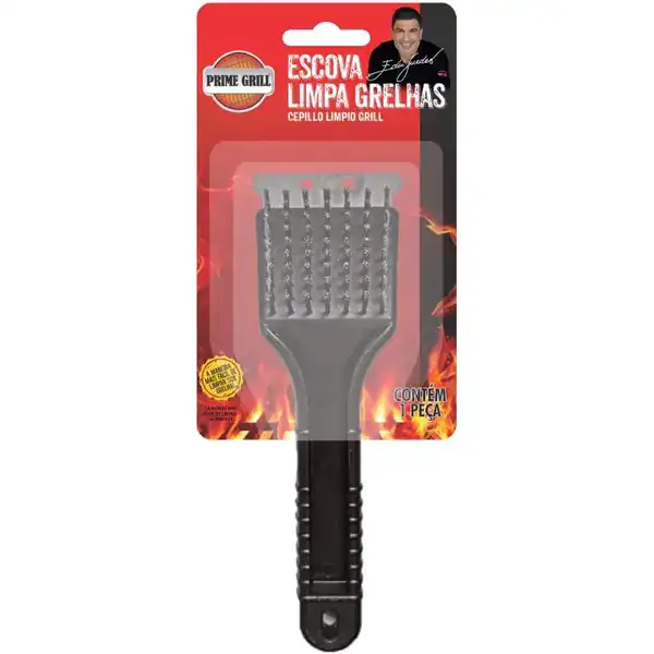 Escova limpa grelhas Prime Grill para churrasqueira
