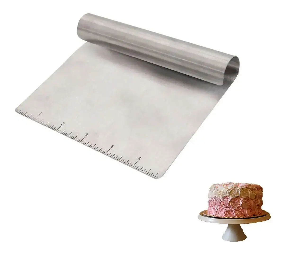 Espátula para Confeitar Mimo Style Aço Inox ASA1619 confeitaria