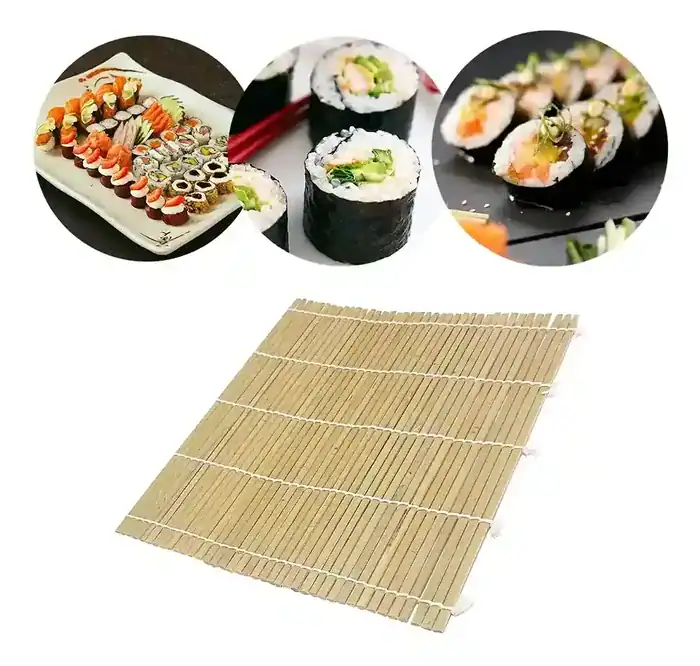 Esteiras Sudare Bambu Enrolar Sushi Oriental