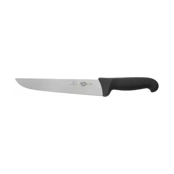 Faca de açougueiro reta profissional Victorinox lâmina 28 cm cabo preto