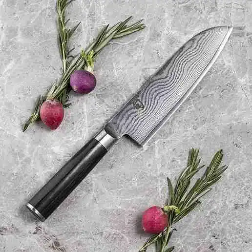 Faca Santoku clássica de 18 cm, feita à mão no Japão