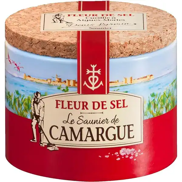 Flor de Sal francês Le Saunier de Camargue importado França 125g
