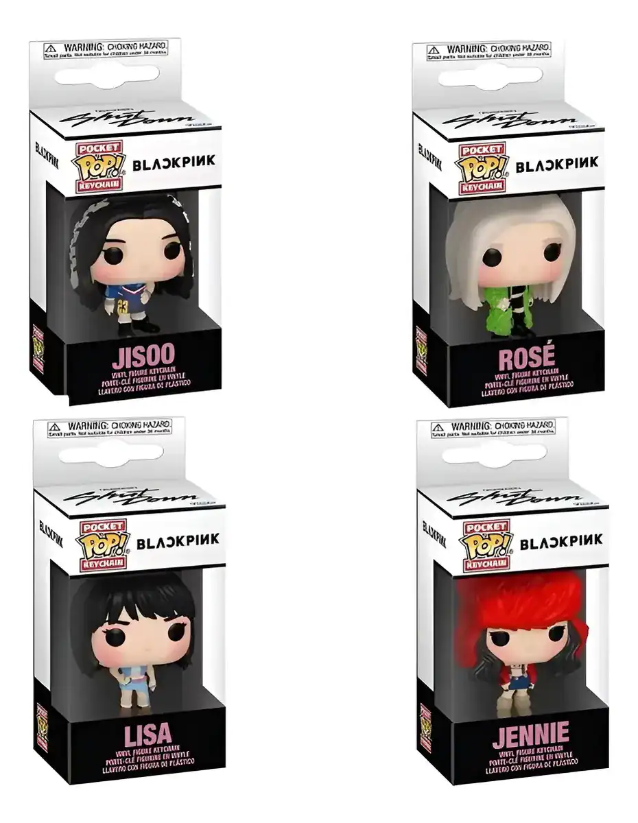 Funko Chaveiro Black Pink Pocket Pop Kit 4