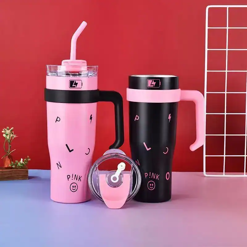 Garrafa Térmica Blackpink 1250ml com Canudo