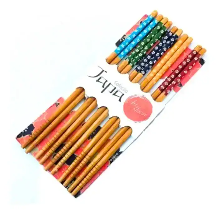 Hashi de Bambu c/ 5 Pares - Art House