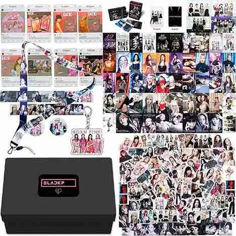 Kit 159 Peças Caixa de Presente Blackpink Completo