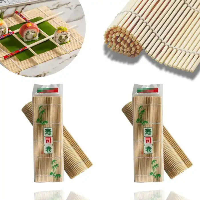 Kit 2 Sushi Mat Esteira Enrolar Sushi