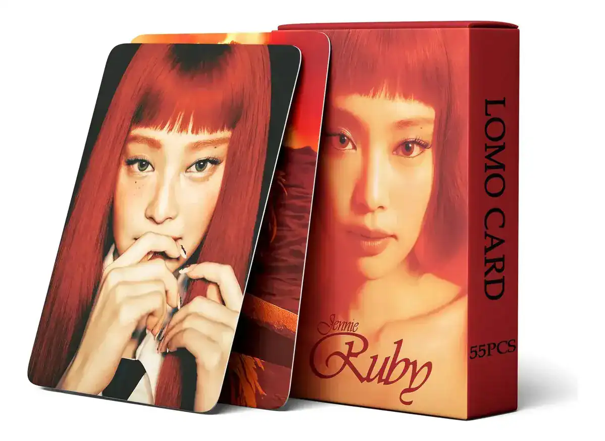 Kit 55 Photocards Jennie Blackpink Era Ruby Lomo Card