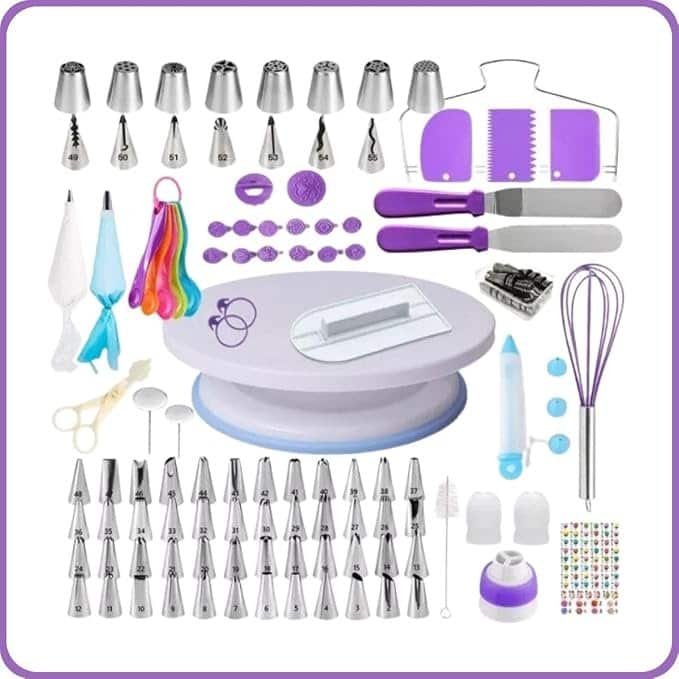 Kit Confeiteiro Profissional 137 Peças bailarina sacos bicos confeitaria
