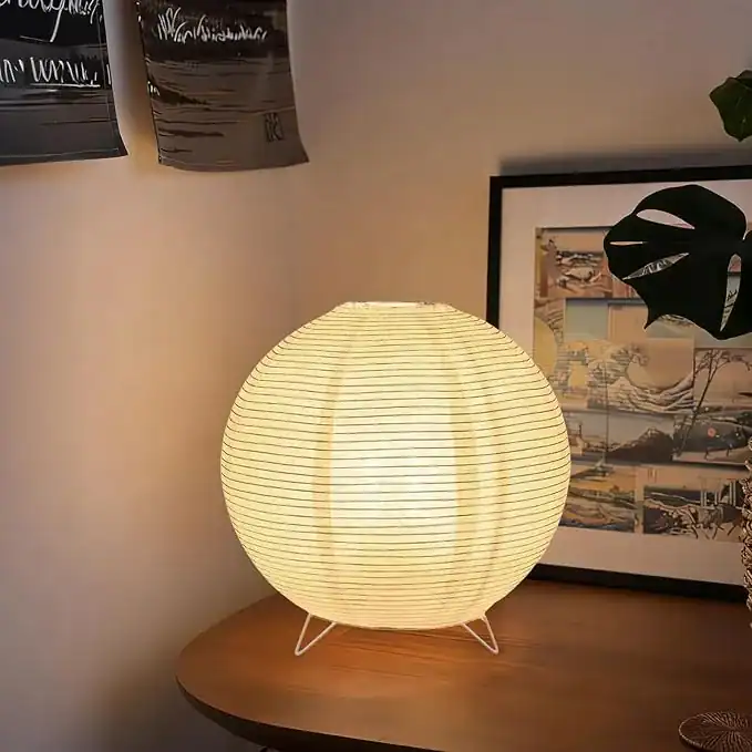 Lanterna candeeiro de mesa candeeiro de arroz japonês
