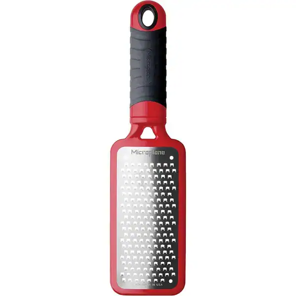 Microplane Home Series ralador de queijo portátil com coletor de queijo