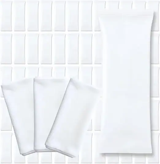 Pacote com 100 toalhas Oshibori japonesas premium