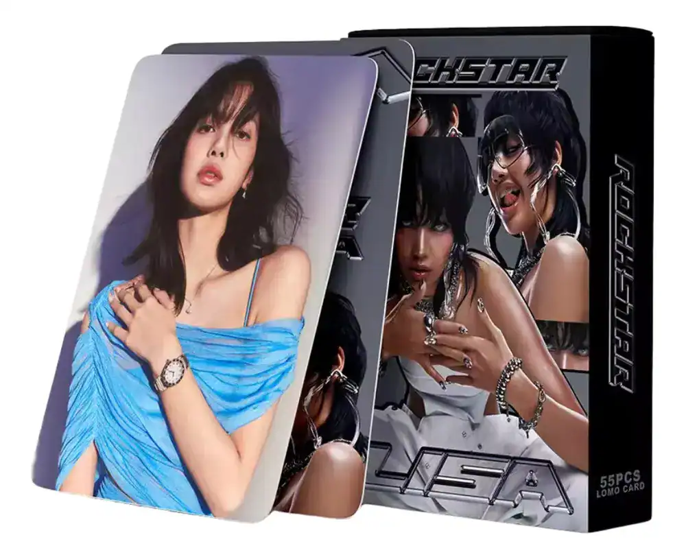 Photocards Kpop Lisa Blackpink Era Rockstar Lomo Card 55 Peças