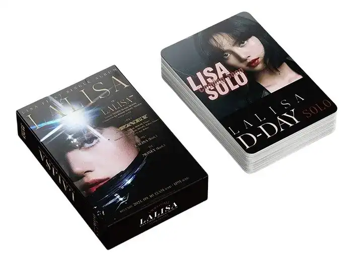 Cartões Fotográficos Blackpink Lisa Solo D-Day Lomo Card