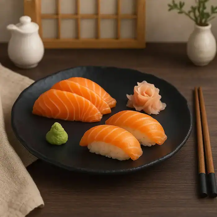Pratos Orgânicos Preto De Cerâmica Stoneware Sush