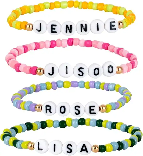 Pulseira Para Fãs Blackpink com Nomes das Integrantes