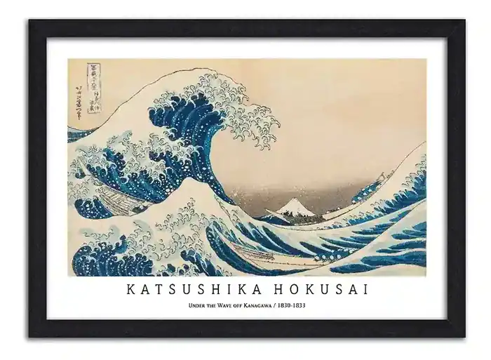 Quadro A Grande Onda de Kanagawa Katsushika Hokusai