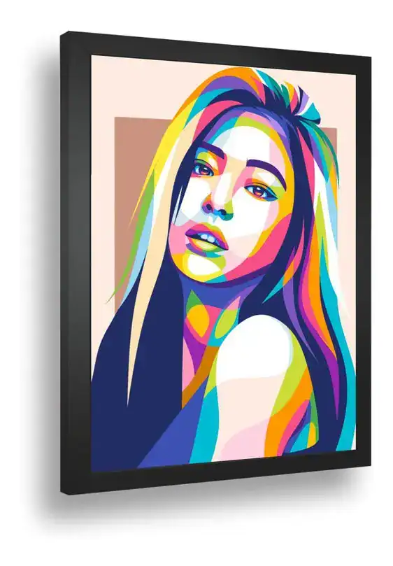 Quadro Decorativo Poste Jennie Blackpink Pop Art