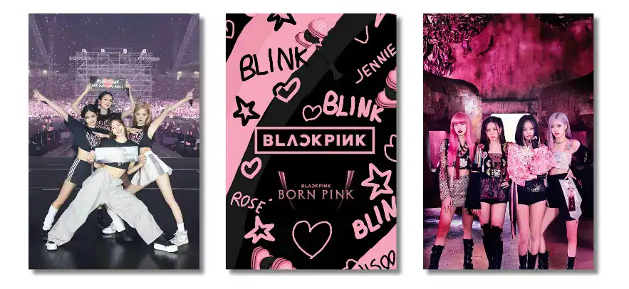 Quadros Blackpink Kpop Born Pink Blink