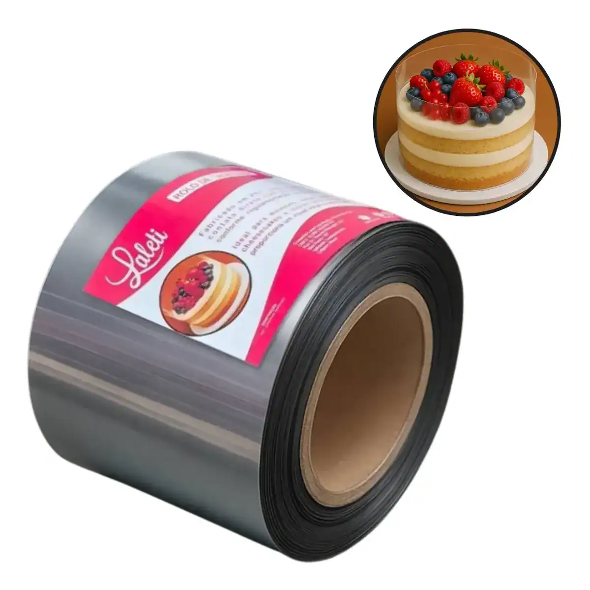 Rolo Acetato 10 Cm X 50 M P Bolos E Confeitaria lateral bolo